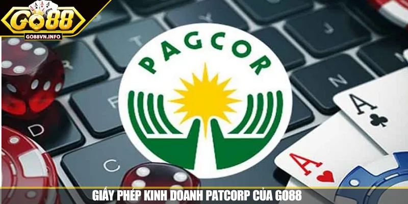 Giấy phép kinh doanh PATCORP của GO88